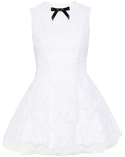 ShuShu/Tong Sleeveless Lace Mini Dress - White