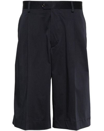 Lardini Pantalones cortos de vestir con pinzas - Azul