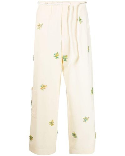 Bonsai Pantalones con apliques - Neutro