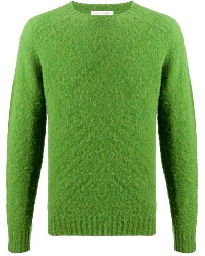 Mackintosh Hutchins Crew-neck Sweater - Green