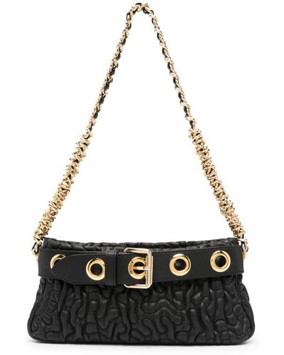 Moschino Quilted leather shoulder bag - Nero