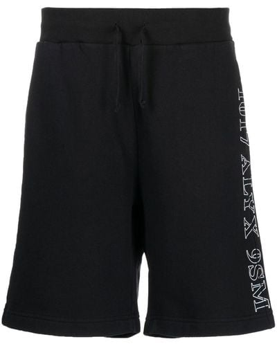 1017 ALYX 9SM Logo-print Shorts - Black