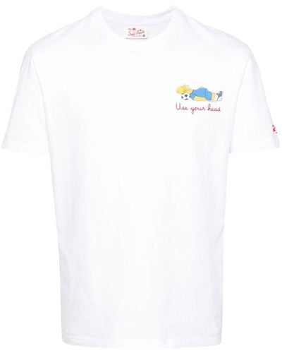 Mc2 Saint Barth X The Simpsons Homer T-shirt - ホワイト