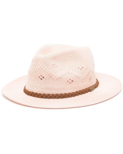 Barbour Flowerdale Trilby Summer Hat Accessories - Pink