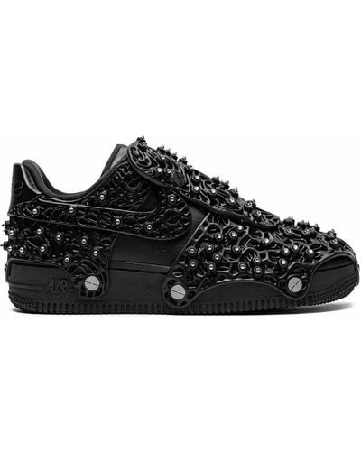 Nike X Swarovski Air Force 1 Lxx "black" Sneakers