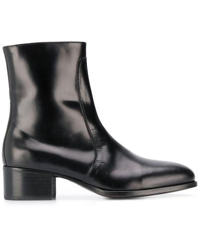 Lemaire 50mm Ankle Length Boots - Black