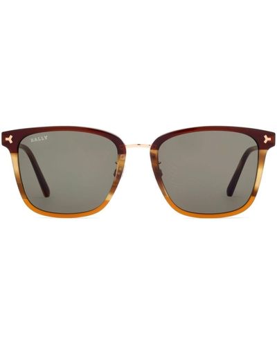 Bally Languard Square-frame Sunglasses - Brown