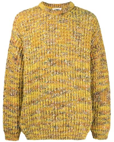 YMC Jersey Granny con cuello redondo - Amarillo