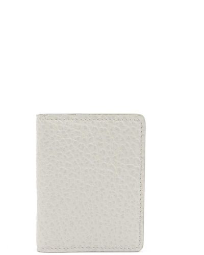 Maison Margiela Four Stitch Leather Cardholder - White