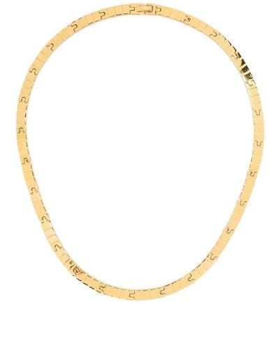 Ivi Interlock Collar Necklace - Metallic