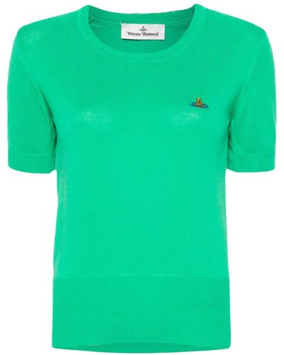 Vivienne Westwood Bea Knitted Top - Green
