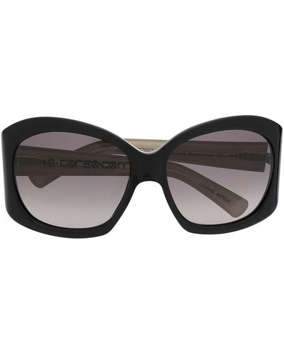 10 Corso Como Oversized-frame Sunglasses - Black