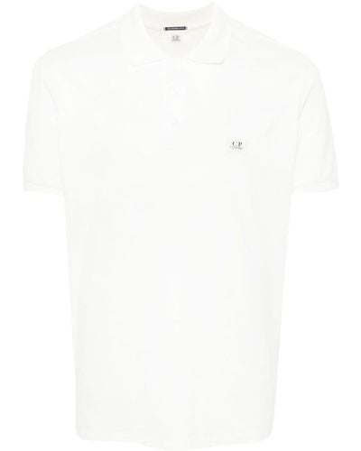 C.P. Company 70/2 Mercerized Poloshirt - Weiß