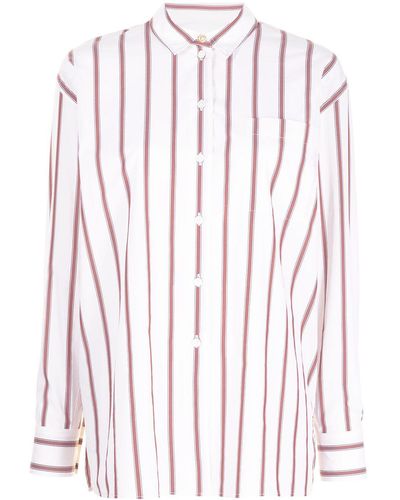 Paul Smith Striped Long-sleeve Shirt - White