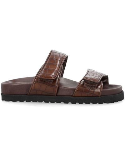 Gia Borghini Perni 11 Faux-leather Sandals - Brown