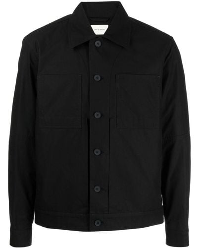 Craig Green Classic-collar Shirt Jacket - Black