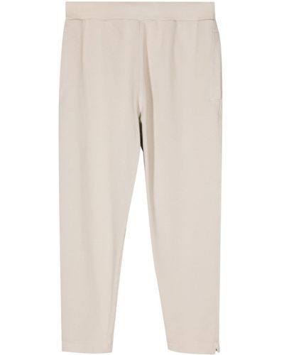 Massimo Alba Elasticated-waist Cotton Pants - Natural