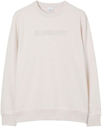 Burberry Sweater Met Logoprint - Wit