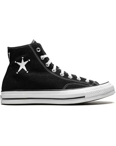 Converse X Stüssy Chuck 70 Hi "black/white" Sneakers