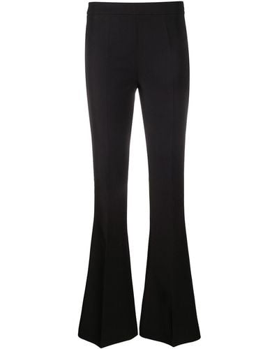 Blanca Vita Flared Suit Trousers - Black