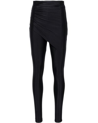 GAUGE81 Pantalon skinny Zoe à design drapé - Noir