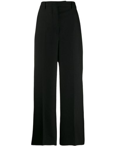Prada Pantalon de costume à taille haute - Noir