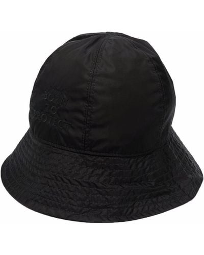 Moncler Cappello bucket con logo - Nero