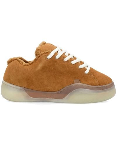 ERL Skate Suede Trainers - Brown