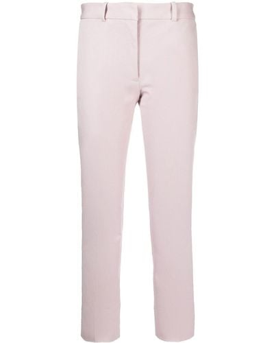 JOSEPH Cropped Tailored Trousers - Pink
