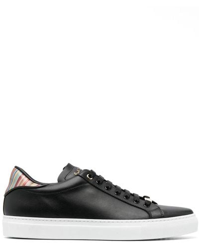 Paul Smith Stripe-detailing Lace-up Trainers - Black