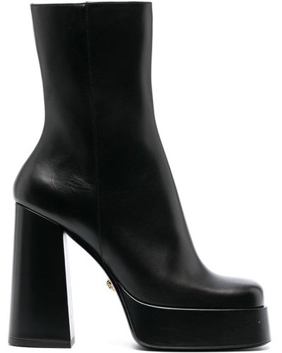 Versace Stivali con tacco - Nero