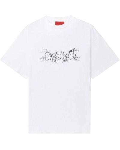 A BETTER MISTAKE Graphic-print T-shirt - White