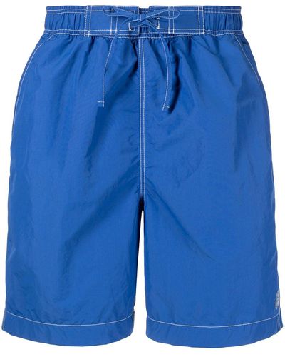 Isabel Marant Contrast-stitched Shorts - Blue