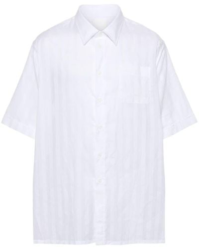 Givenchy Hemd mit Logo-Stickerei - Weiß
