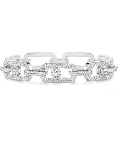 Messika Pulsera So Move XL en oro blanco de 18 ct con diamantes