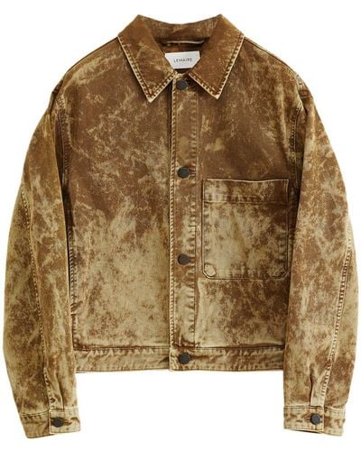 Lemaire Boxy Trucker Jacket - Brown