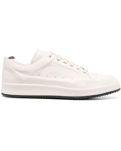 Officine Creative Leather Lace-up Sneakers - White