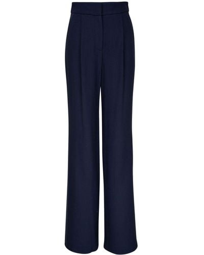 Veronica Beard High-waisted Tailored Trousers - Blue
