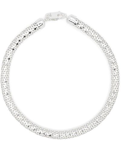 FEDERICA TOSI Margaux Silver-plated Necklace - White