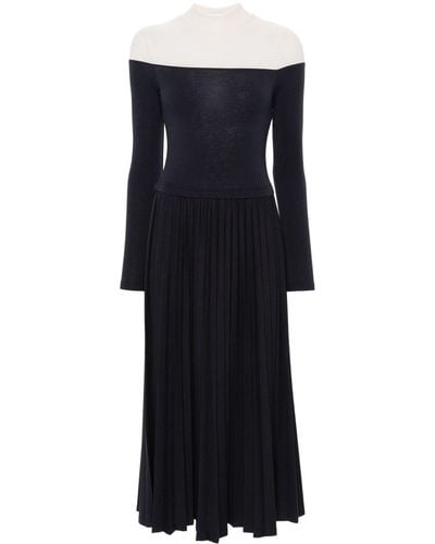 Claudie Pierlot Pleat Maxi Dress - Black