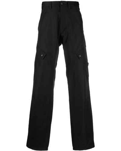 Moncler Straight-leg Cargo Trousers - Black