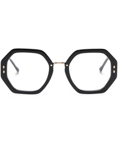 Isabel Marant Brille mit geometrischem Gestell - Schwarz