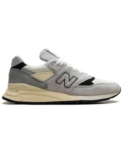 New Balance 998 Made In Usa "grey" Sneakers - White