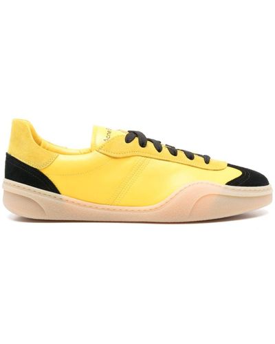 Acne Studios Leather Low-top Sneakers - Yellow