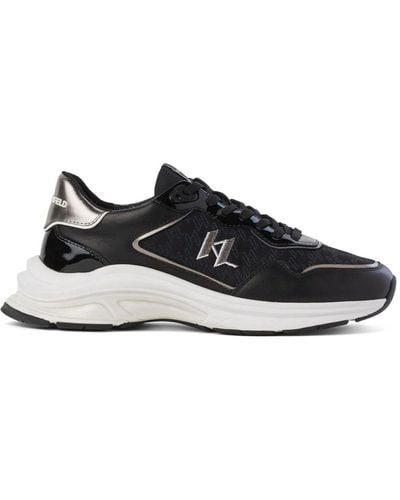 Karl Lagerfeld Lux Finesse Lace-up Sneakers - Black