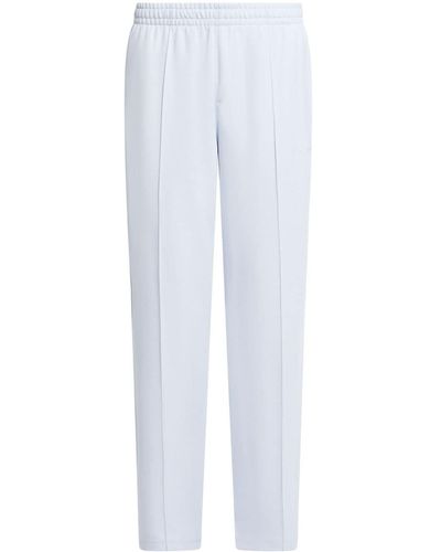 Lacoste Raised-seam Piqué Track Trousers - White