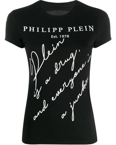 Philipp Plein Statement T-shirt - Zwart