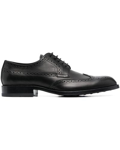 Tod's Oxford Lace-up Brogues - Black