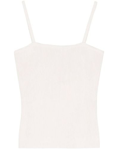Rohe Ribbed-knit tank top - Weiß