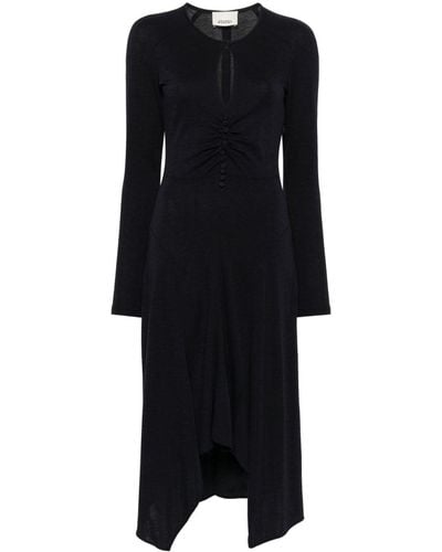 Isabel Marant Keyhole-neck Midi Dress - Black